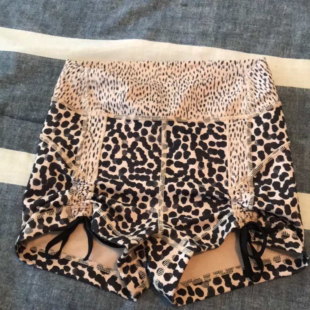 Lululemon Leopard Hot Yoga Shorts